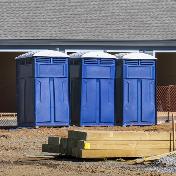 are there any restrictions on where i can place the portable toilets during my rental period in Hingham Wisconsin